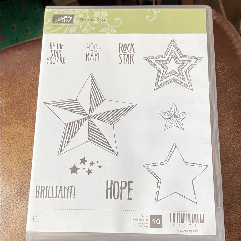 Stampin' Up! Be the Star Stamp Set - Black and White